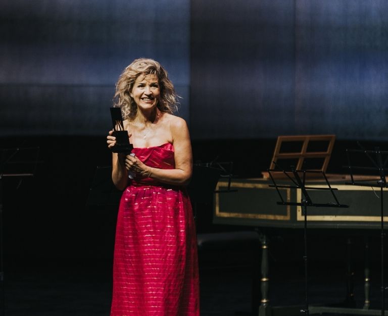 The 51st Istanbul Music Festival Lifetime Achievement Award was presented to Anne-Sophie Mutter